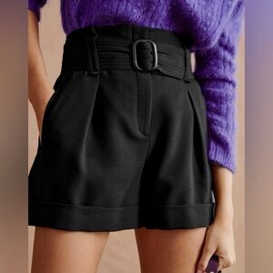 Sezane Romeo Shorts in Black new with tags